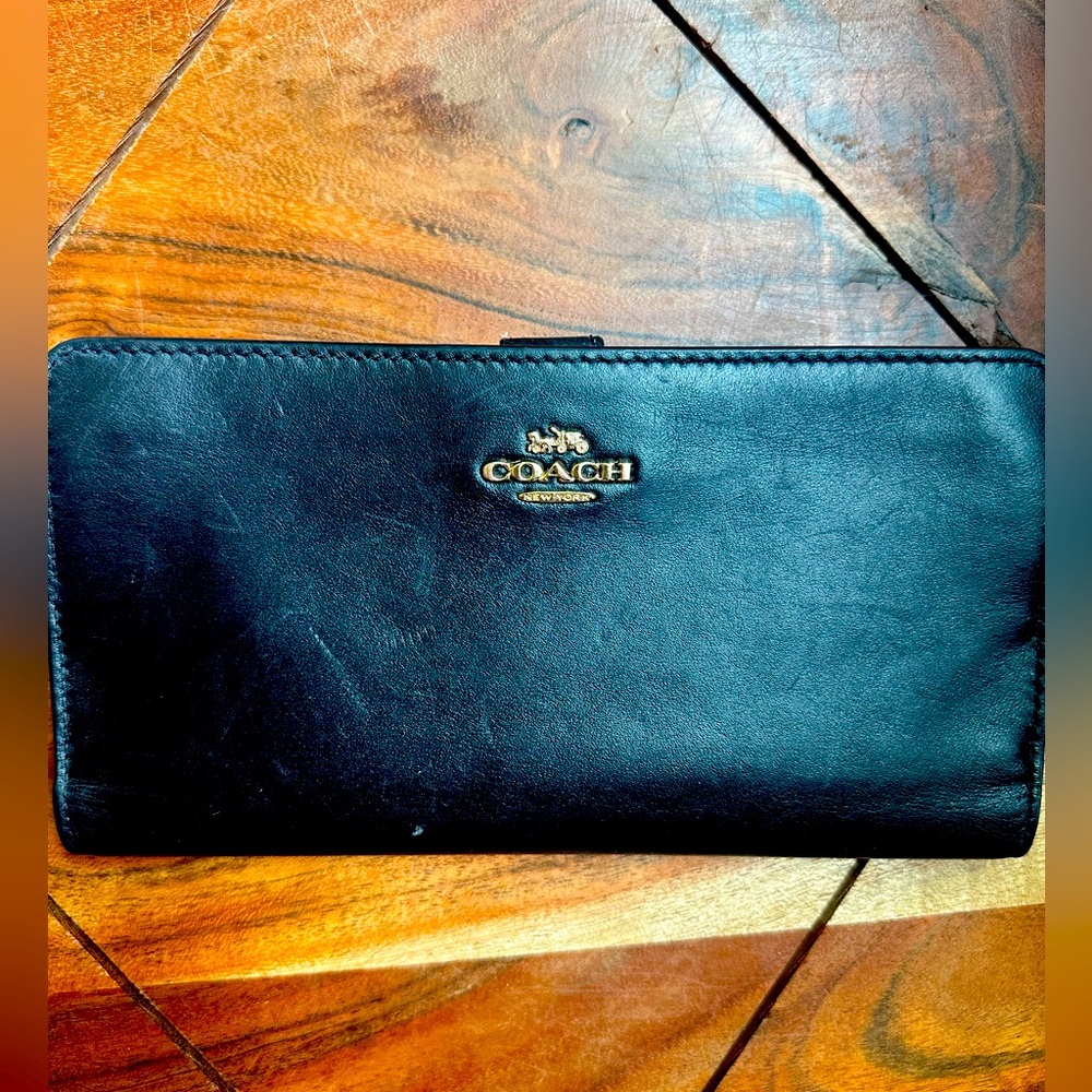 Beautiful black Coach wallet